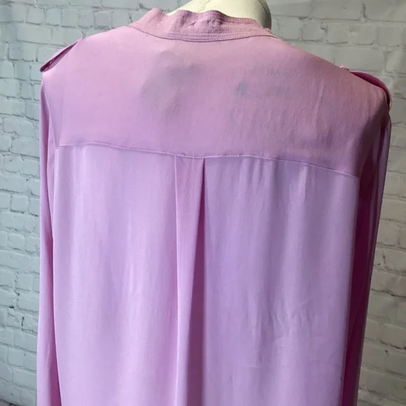 L’agence Pink Long Sleeve Blouse GUC Size 8 - Picture 13 of 13